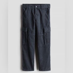 H&M Kids Dark Gray Cargo Cords